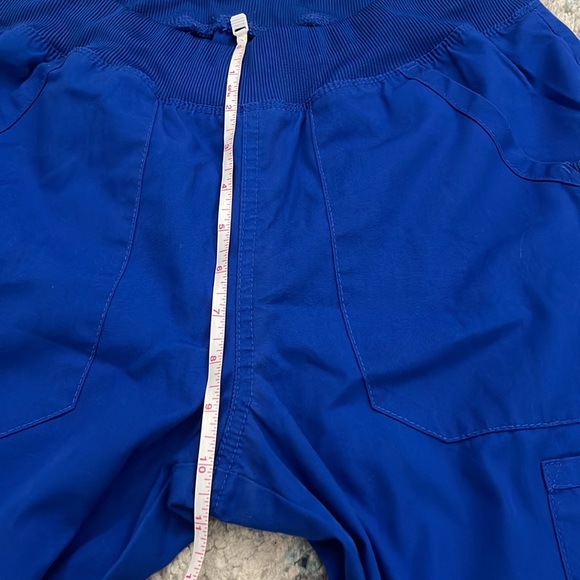 ⛔️SOLD⛔️ 💰 3 for $25 🏷 Women Cherokee Workwear Blue Scrub Pants sz Small - Picture 9 of 11